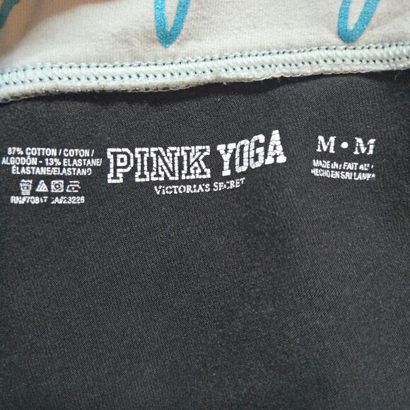 Vintage Y2K Victoria's Secret Pink Foldover Yoga Pants Size M - Small Flaw - Picture 3 of 6